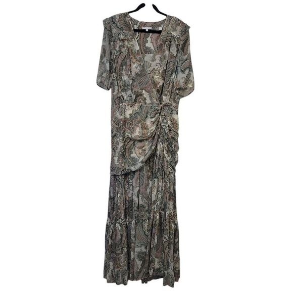 Veronica Beard Floral Silk Chiffon Mick Maxi Dress, 16 - Picture 5 of 13